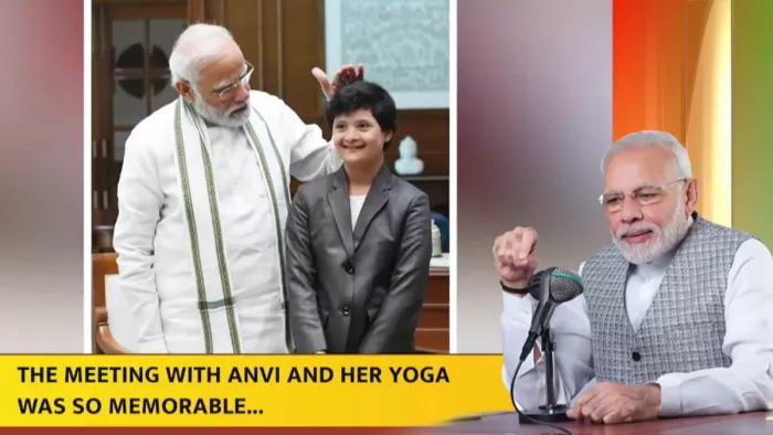 कौन हैं अन्वी जिनके हौसले की पीएम मोदी ने मन की बात कार्यक्रम में की तारीफ। (फोटो क्रेडिट- BJP Twitter)
