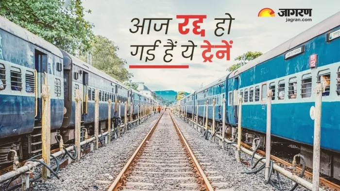 Indian Railway IRCTC train cancelled list today