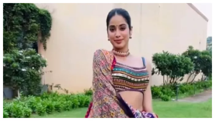 Janhvi Kapoor Photo in Multicolored Lehenga. Photo Credit: Instagram