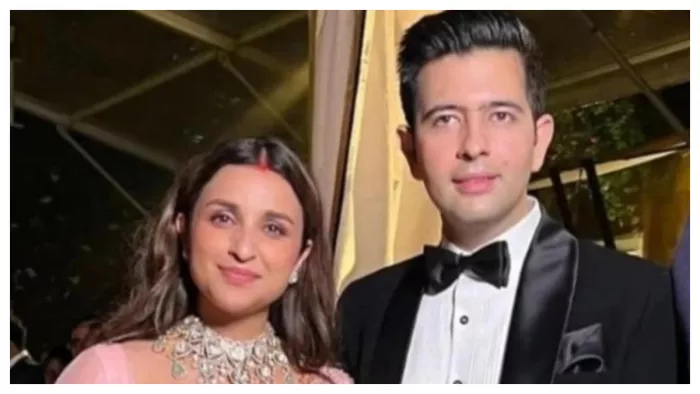 Parineeti Chopra and Raghav Chadha Reception Party Pics