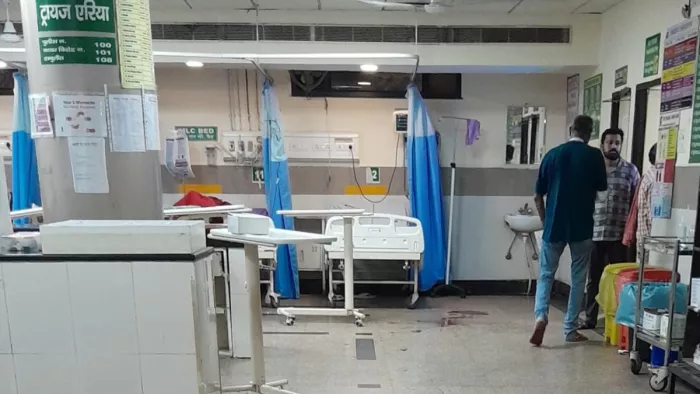 अंबाला छावनी के नागरिक अस्पताल में युवक पर चाकू से हमला