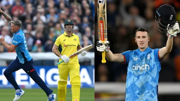 AUS vs ENG 3rd ODI: हैरी ब्रूक ने शतक जड़कर तोड़ा कंगारूओं का घमंड, लगातार 14 जीत के बाद वनडे मैच हारा ऑस्ट्रेलिया - england win first odi over australia after 7 straight defeats harry brook maiden ton helps england in 3rd odi