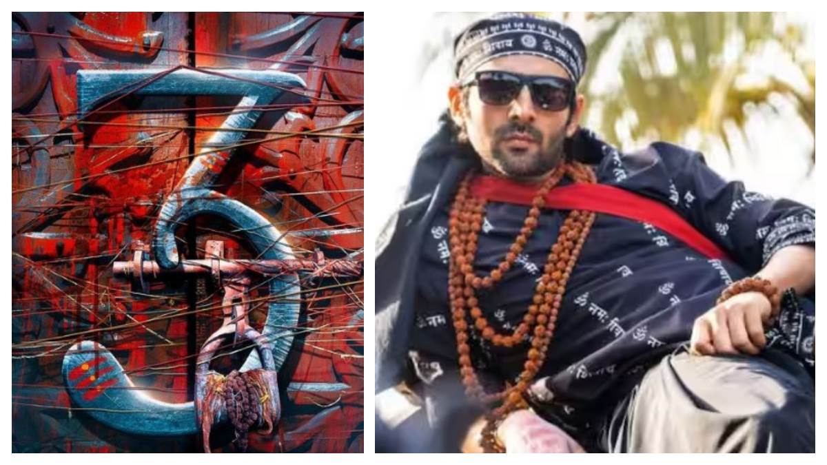 kartik aaryan teases fans with bhool bhulaiyaa 3 first poster film to release on diwali