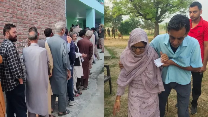 जम्मू-कश्मीर से लोकतंत्र की खुबसुरत तस्वीरें। जागरण