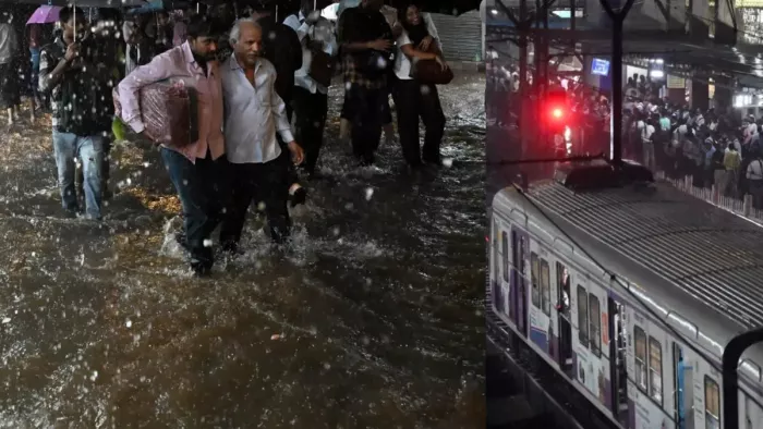 महाराष्ट्र के कई जिलों में भारी बारिश (Photo ANI)