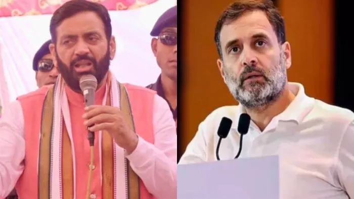 नायब सैनी और राहुल गांधी के बीच सोशल मीडिया पर जुबानी जंग।