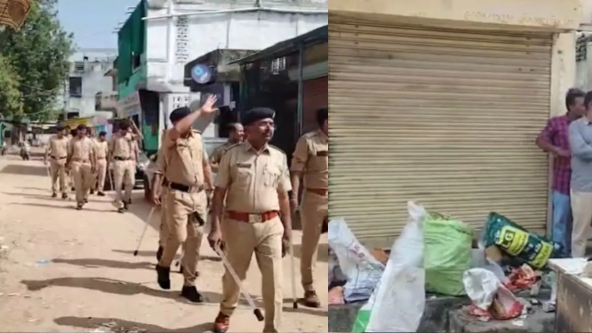 गुजरात: गांधीनगर में गरबा के दौरान दो गुटों में झड़प, दुकानें फूंकी; पुलिस पर भी हमला