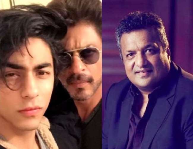 SRK with Aryan and Sanjay Gupta. Photo- Instagram