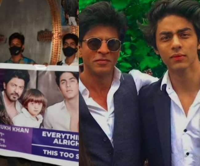 कम नहीं हो रहा फैंस का शाह रुख खान के लिए सपोर्ट, एक बार फिर सुपरस्टार के घर के बाहर लगी लोगों की भीड़
