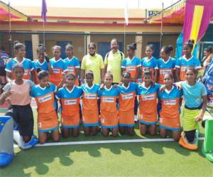 Junior National Women's Hockey मैच के शुरू से ही ओडिशा की टीम बढ़त बनाए रखी।