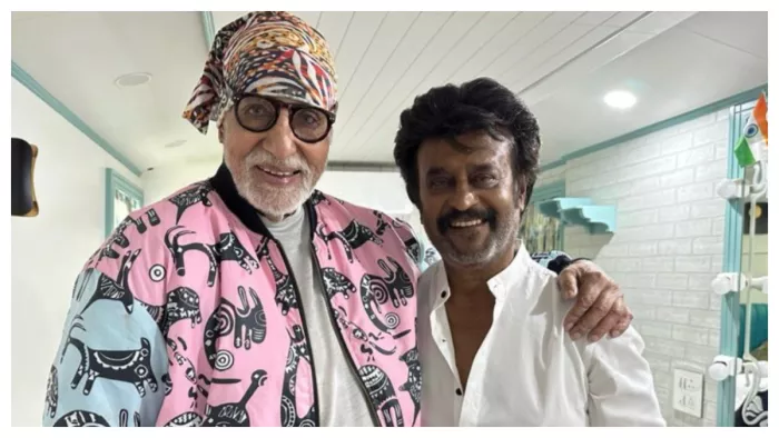 Amitabh Bachchan and Rajnikanth. Photo Credit: Rajnikanth X