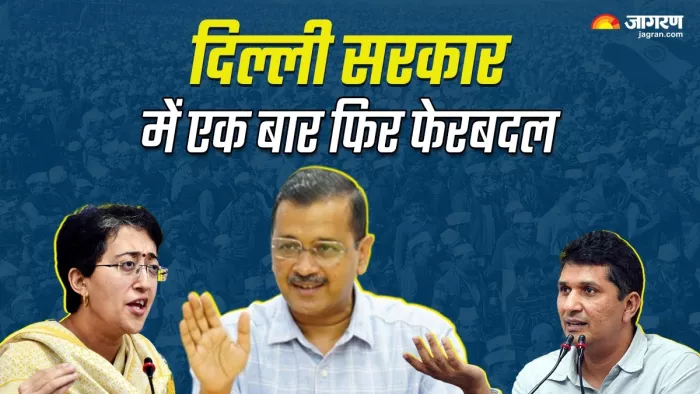 दिल्ली सरकार में फेरबदल: तीन माह में दूसरी बार घटा सौरभ भारद्वाज का कद।