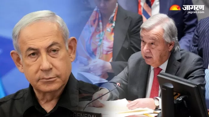 Israel-Hamas War: UN महासचिव एंटोनियो गुटेरेस और इजरायल के प्रधानमंत्री बेंजामिन नेतन्याहू (फोटो एपी)
