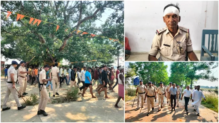 बिहार में दो गांवों के आपसी विवाद में पथराव, एक दुकान में की तोड़फोड़ (फोटो - जागरण)