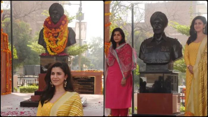 निम्रत कौर के पिता के सम्मान में बना मेमोरियल। फोटो क्रेडिट- इंस्टाग्राम