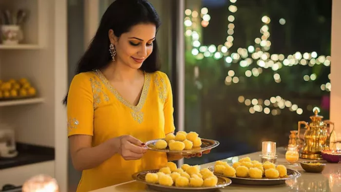 Diwali 2024 पर ऐसे करें ओवरईटिंग से बचाव (Picture Courtesy: AI Generated/ Freepik)