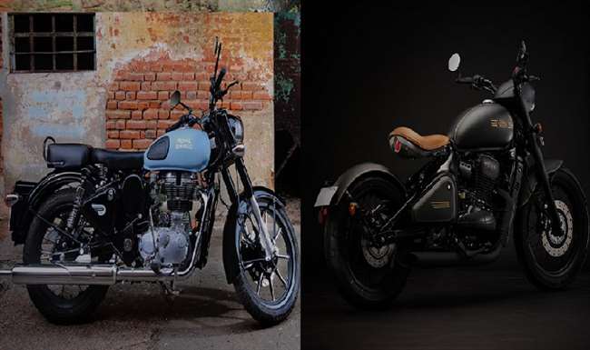 compare jawa perak and royal enfield 350