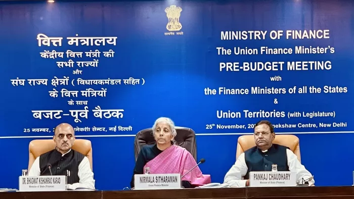 Finance Minister Nirmala Sitharaman Pre Budget meeting with states finance Minitser (Jagran File Photo)