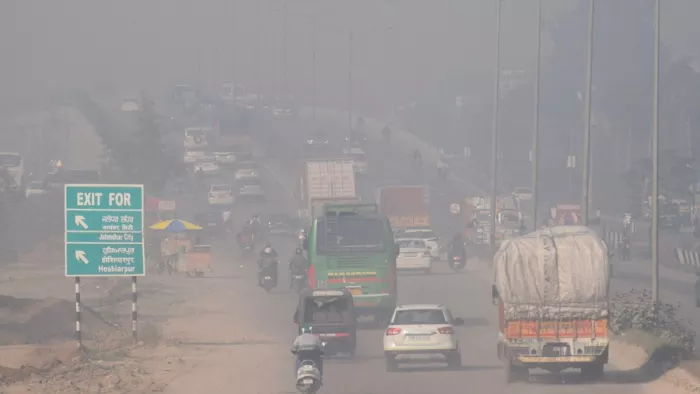 पराली के धूएं से लोगों की आंखों में हो रही जलन और फेफड़ों पर हो रहा असर