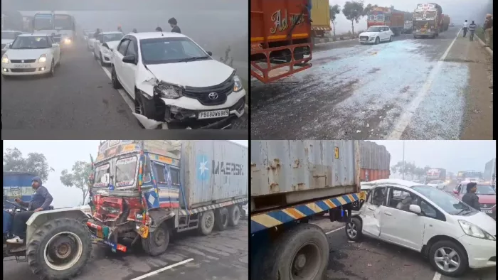 नेशनल हाइवे पर फिर कोहरे का कहर