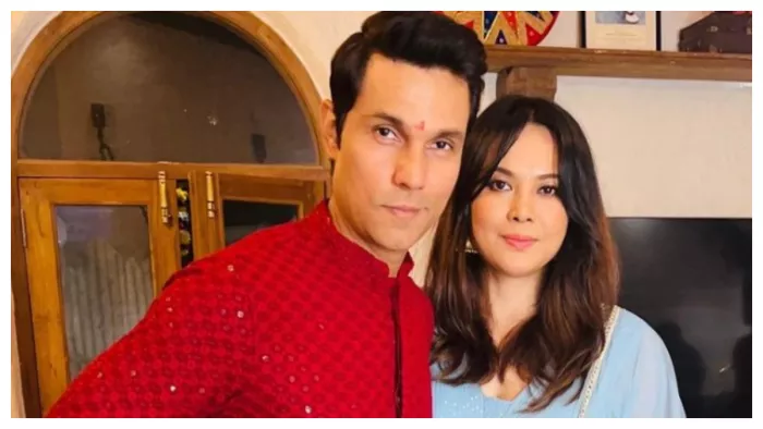 File Photo of Randeep Hooda and Lin Laishram