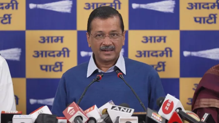 AAP के राष्ट्रीय संयोजक और दिल्ली के पर्व मुख्यमंत्री अरविंद केजरीवाल ने की प्रेस कॉन्फ्रेंस।