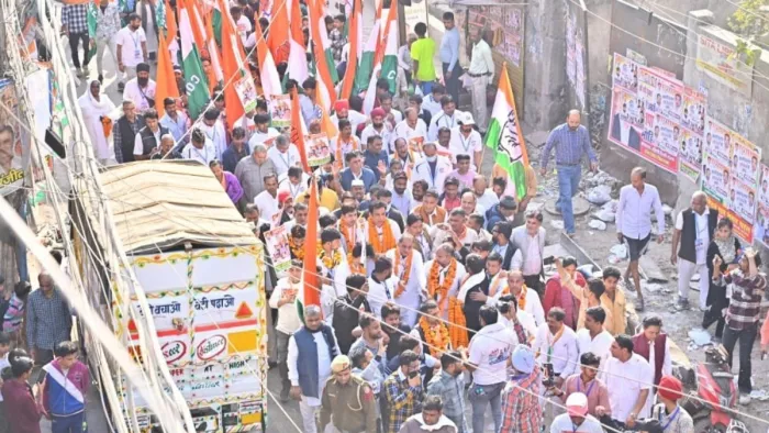17वें दिन कांग्रेस की दिल्ली न्याय यात्रा अंबेडकर नगर विधानसभा, संगम विहार और बदरपुर विधानसभा में निकाली गई।