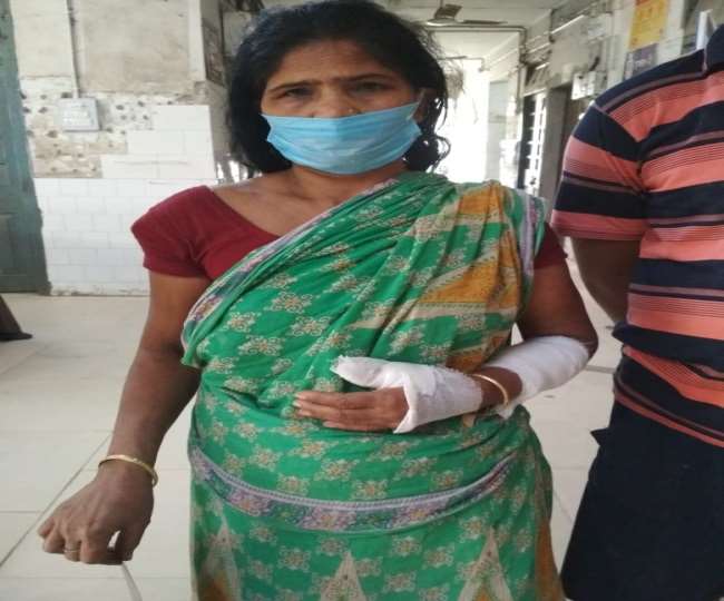 एमजीएम अस्‍पताल के सफाई कर्मी पर तेज हथियार से हमला कटा हाथ Jamshedpur