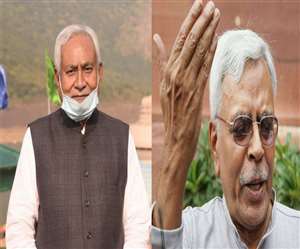 बिहार के मुख्यमंत्री नीतीश कुमार और राजद नेता शिवानंद तिवारी। जागरण आर्काइव।