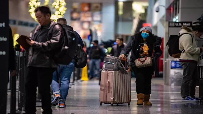 Bomb Cyclone: US पहुंचा बर्फीला तूफान, 5,200 उड़ानों को किया गया रद्द (फोटो एएफपी)