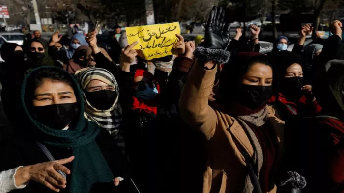 Afghanistan: यूनिवर्सिटी में महिलाओं के प्रवेश पर प्रतिबंध (फोटो रायटर)