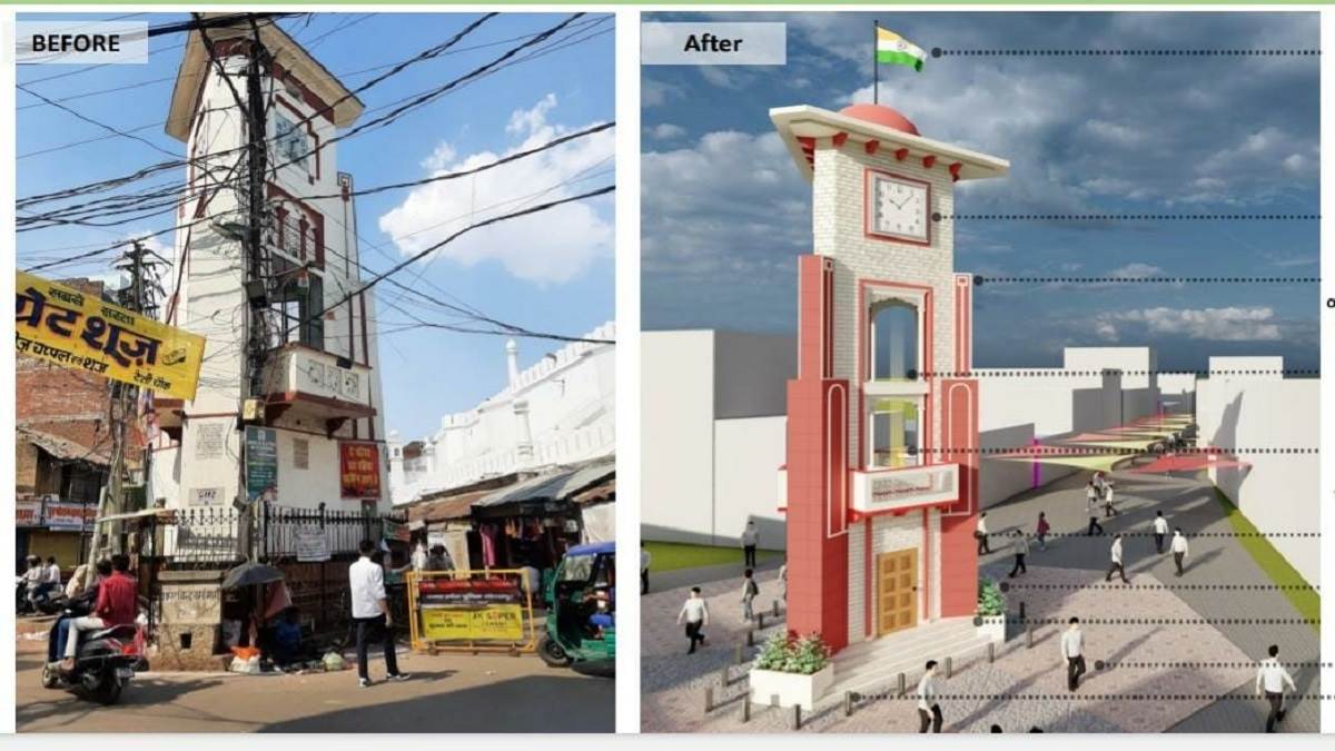 to save the historical markets roads will be widened in gorakhpur in two phases heritage corridor