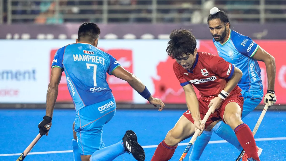 भारत ने जापान को 7-0 से रौंदा। फोटो- ट्विटर