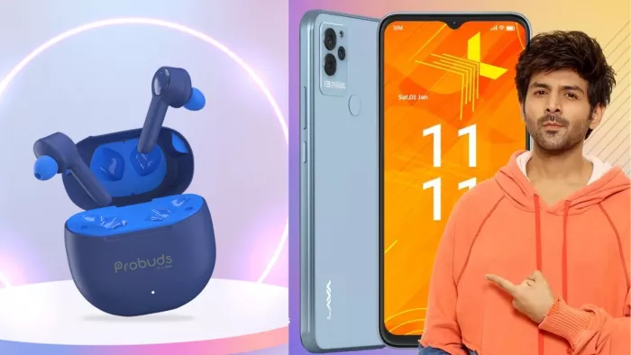Lava smartphone earbuds photo credit- Lava Mobile