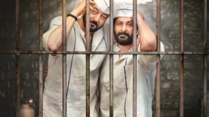 Sanjay Dutt and Arshad Warsi Untitled Film Poster Release. Photo Credit/Instagram