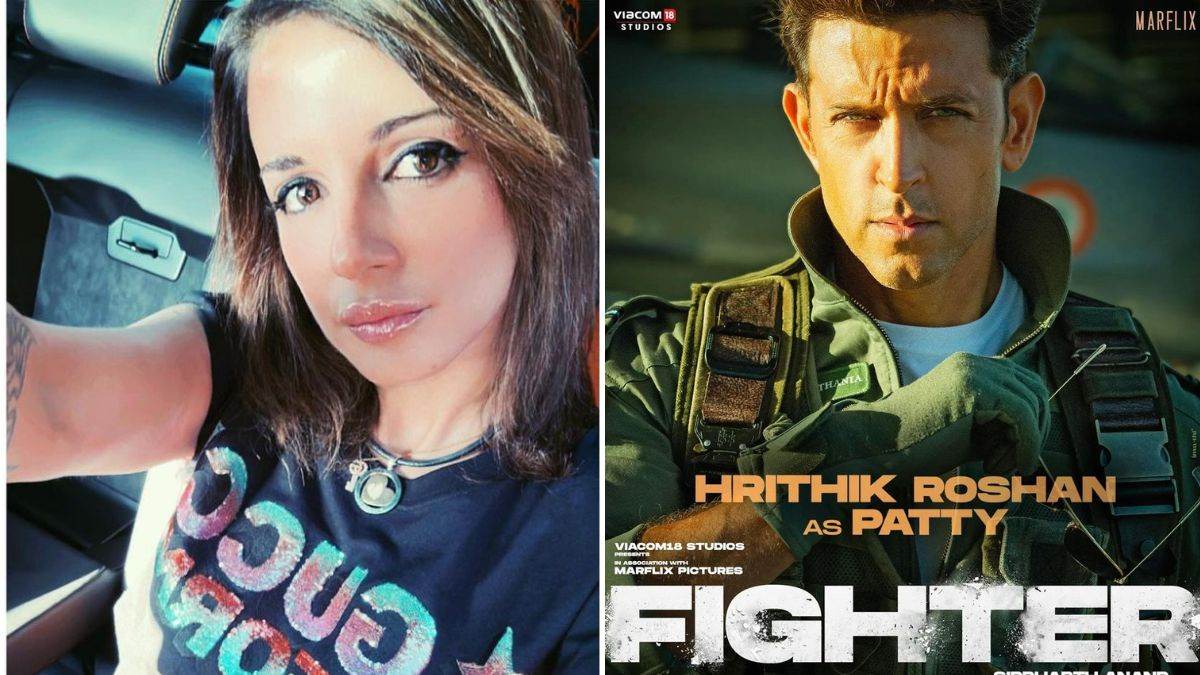 hrithik roshan ex wife sussanne khan review of his latest movie fighter
