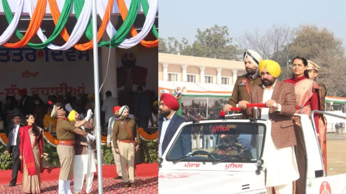 मुख्यमंत्री भगवंत मान ने पटियाला में किया ध्वजारोहण