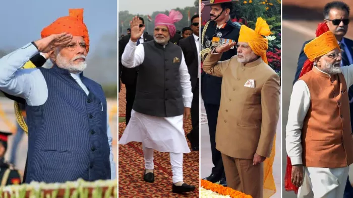Republic Day 2025: पिछले 10 सालों में बेहद खास रहा है गणतंत्र दिवस पर पीएम मोदी का लुक, यहां देखें तस्वीरें - Republic Day 2025 PM Modis look on Republic Day has been very special in the last 10 years see pictures here 26th Janurary Gantantra Diwas Hindi News
