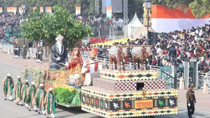 3 साल बाद कर्तव्य पथ पर निकली झांकी (फोटो- सोशल मीडिया)