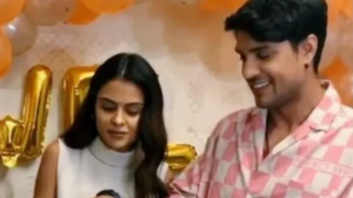 Still Image of Priyanka Chahar Choudhary and Ankit Gupta
