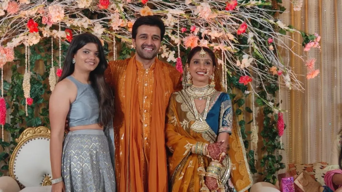 Sacchin Shroff Wedding: दूसरी बार दूल्हा बने सचिन श्रॉफ, सामने आई वेडिंग की पहली तस्वीर - sachin shroff ties the knot with Chandani first picture of the wedding