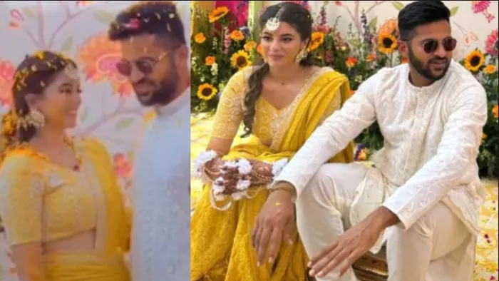 Shardul Thakur Mithali Parulkar Wedding Haldi Ceremony