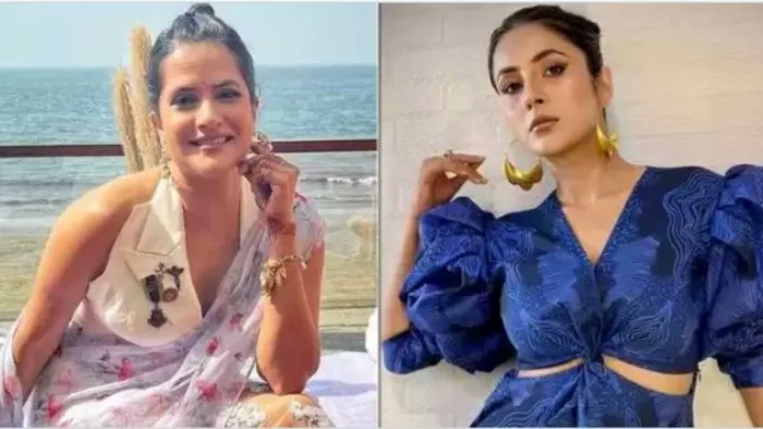 File Photo of Sona Mohapatra and Shehnaaz Gill. Photo Credit: Instagram