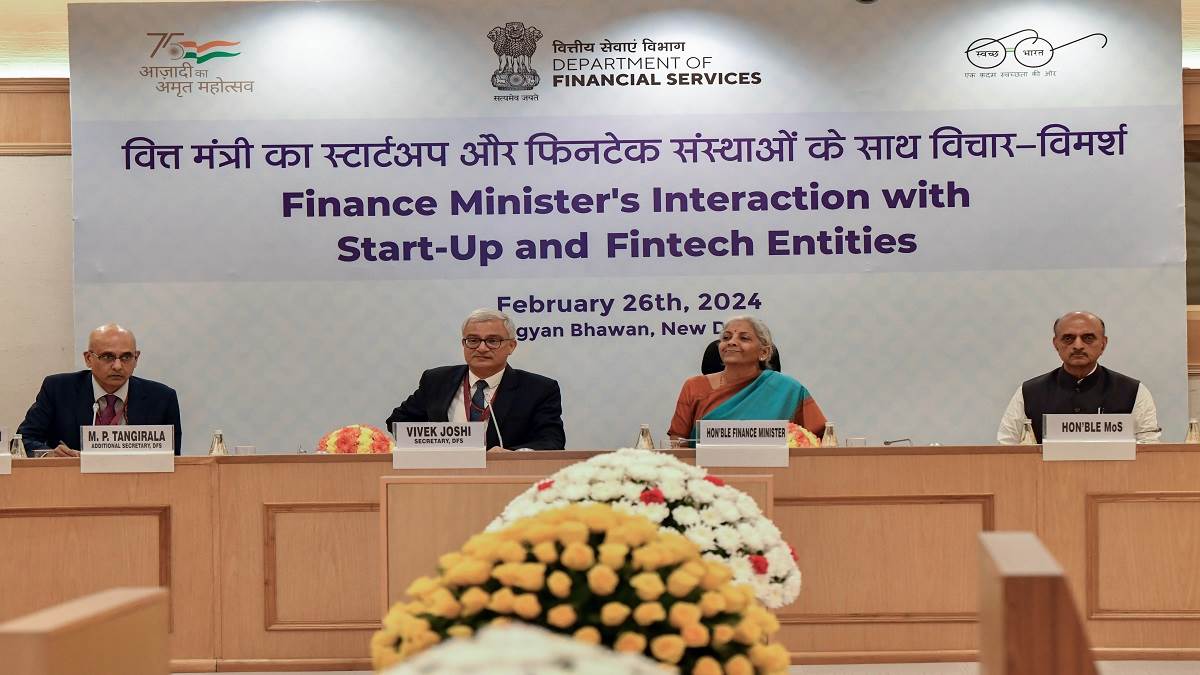 finance minister nirmala sitharaman chairs meeting with fintech companies paytm representatives were not invited