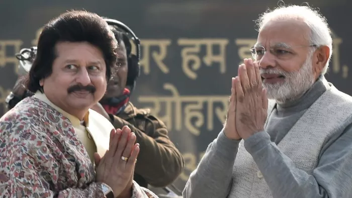 प्रधानमंत्री नरेंद्र मोदी और पंकज उधास (Photo Instagram)