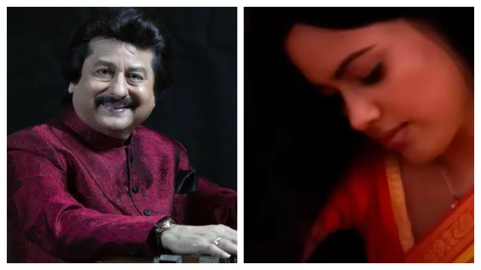 पंकज उधास और समीरा रेड्डी. फोटो क्रेडिट-इंस्टाग्रम