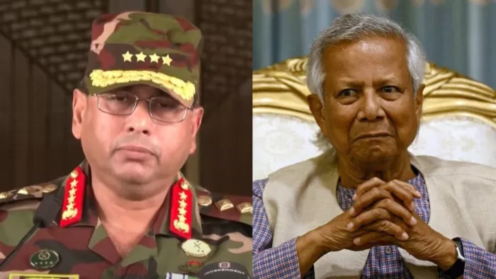 बांग्लादेश आर्मी चीफ ने देश के सभी नेताओं को चेतावनी दी है।(फोटो सोर्स: रॉयटर्स)
