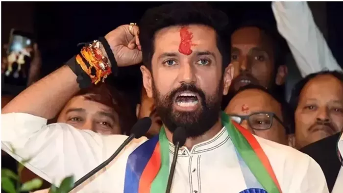 चिराग पासवान ने विपक्ष पर बोला हमला (जागरण)
