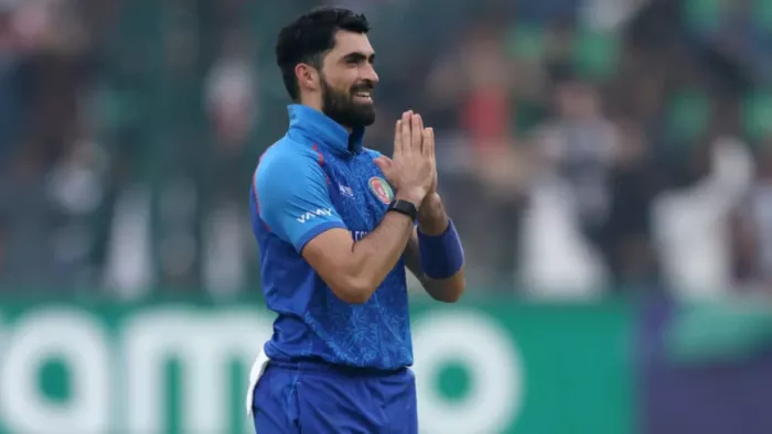 Ibrahim Zadran ने राशिद खान को दिया धन्यवाद।