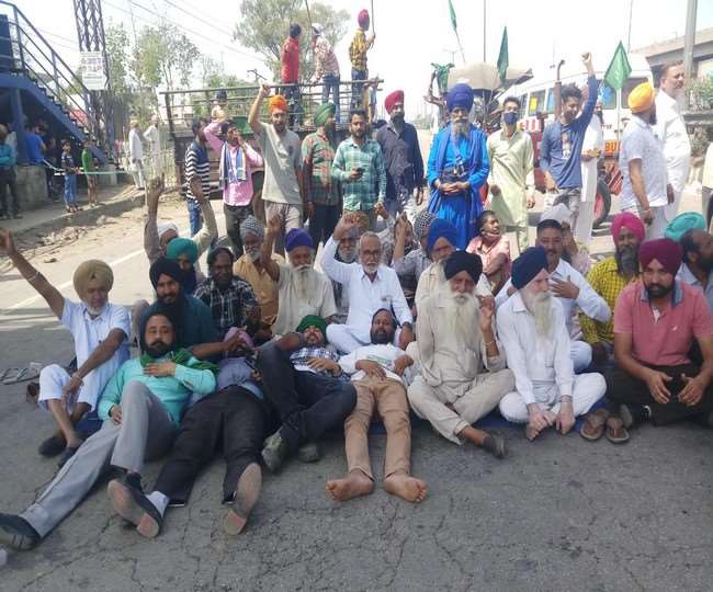 Bharat Bandh 26 March 2021 Farmers jammed National Highway ...